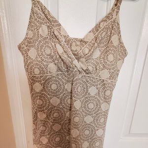 Beige Print Camisole Top - Size M